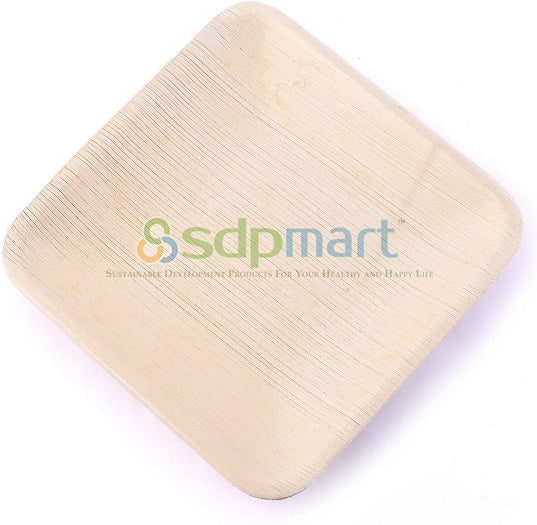 SDPMart Premium Leaf Plates - 10" Square Plates - SDPMart