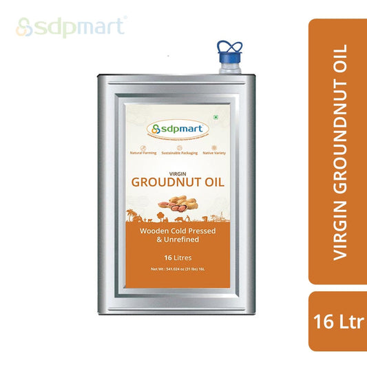 SDPMart Premium Virgin Peanut Oil - 16 Litre