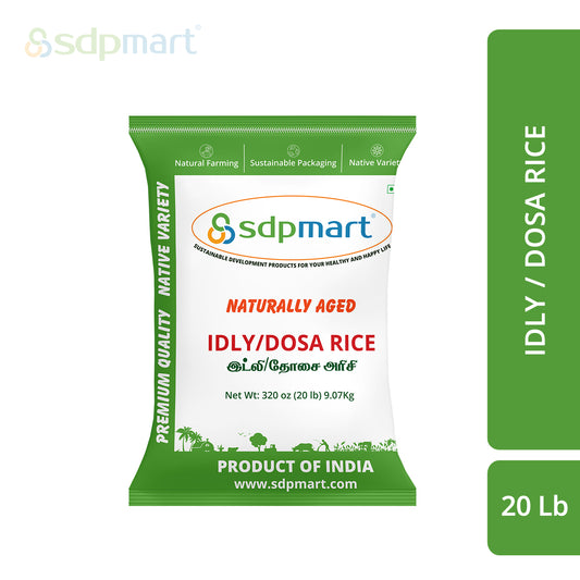 SDPMart Premium Idly Rice - 20 lbs