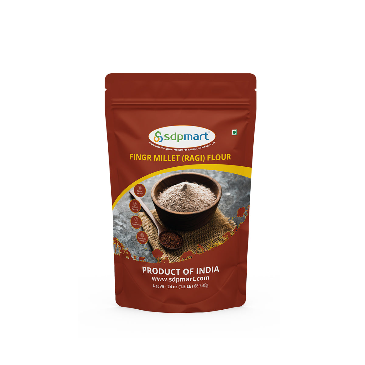 Finger Millet (Ragi Flour) - 1.5 LB