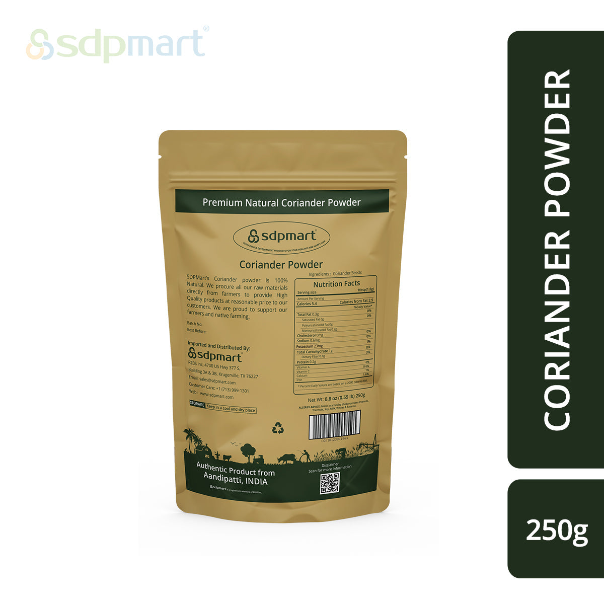 SDPMart Premium Natural Coriander Powder