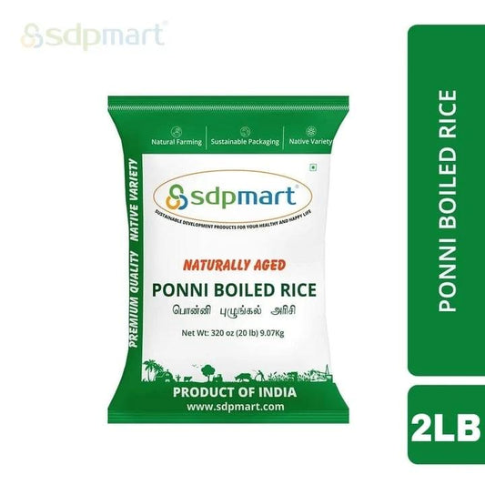 Sample Pack - SDPMart Premium Ponni Boiled Rice - 2 lbs