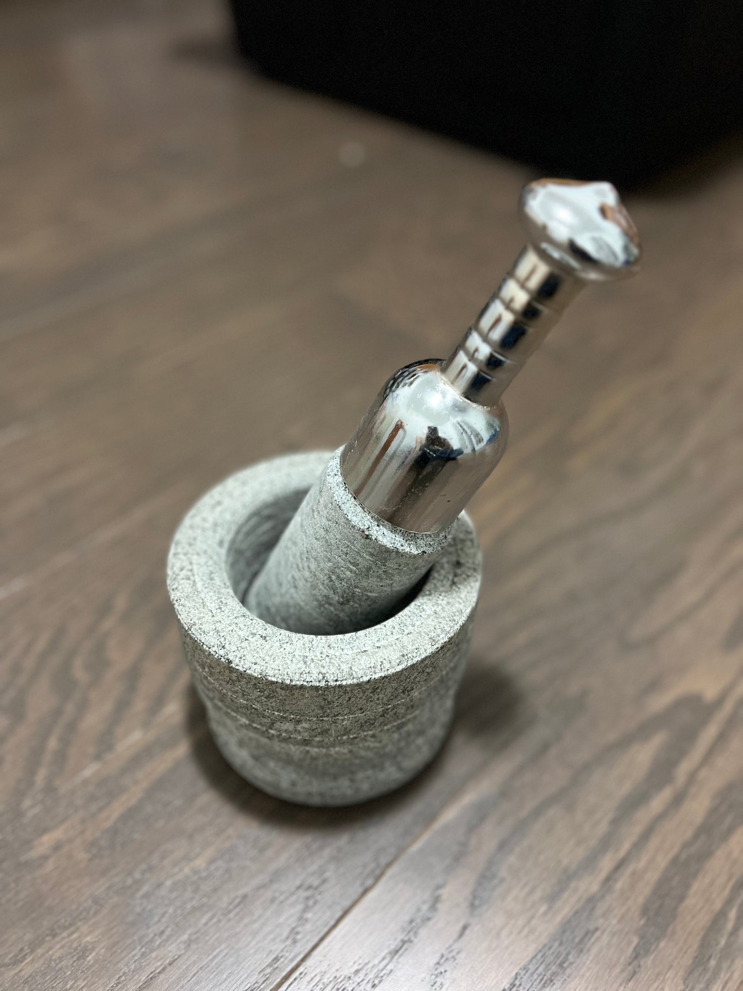 Indian Stone Mortar & Pestle (Idikal) - 5 inch